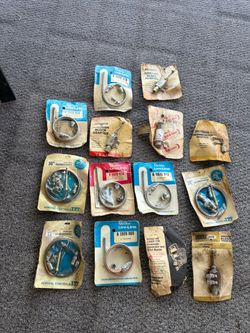 Lot of NOS Thermocouples and Junction Block Adapters – Robertshaw, General Controls, Honeywell