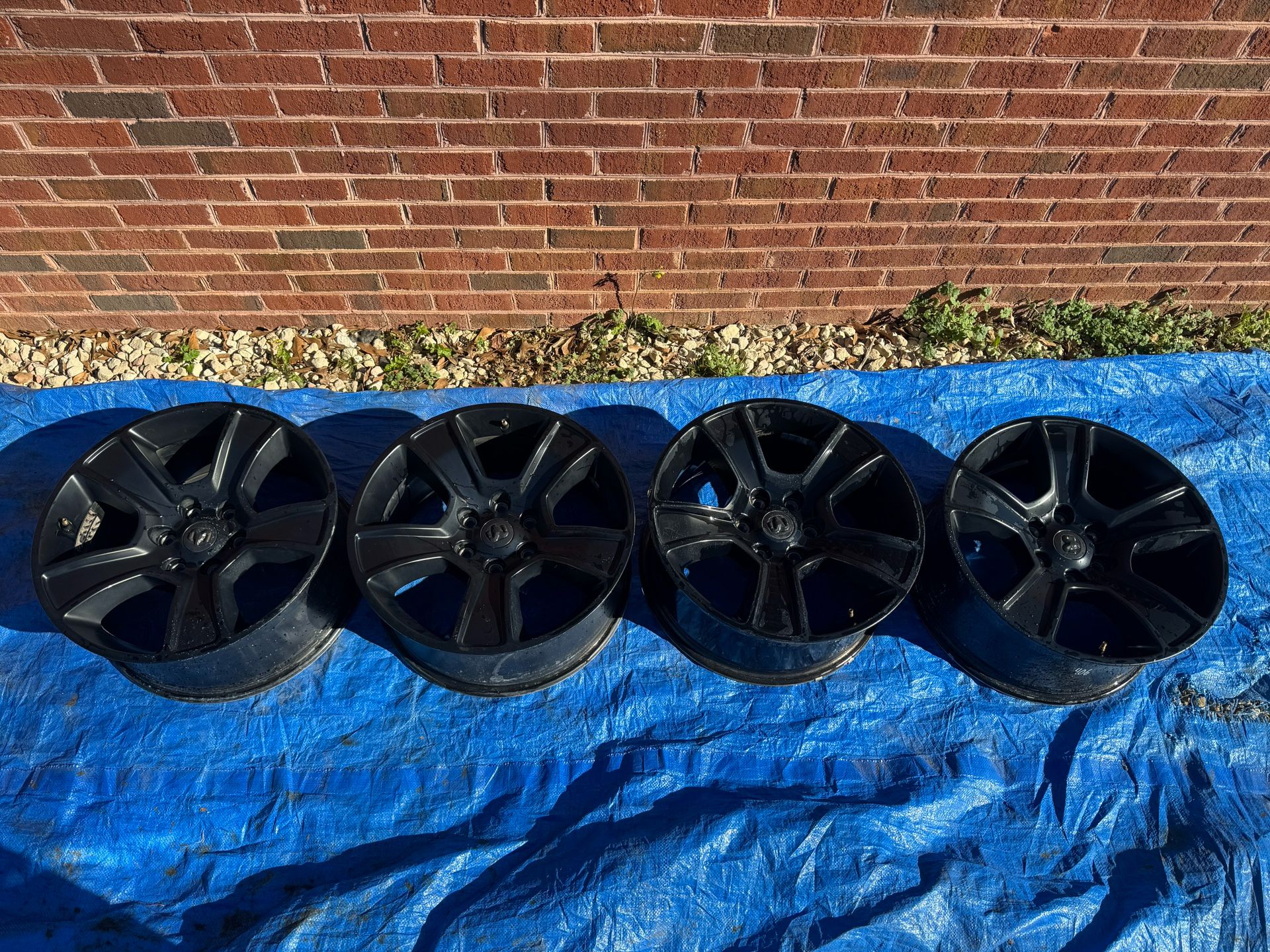 Ram 1500 20” Black Wheels (Set Of 4)