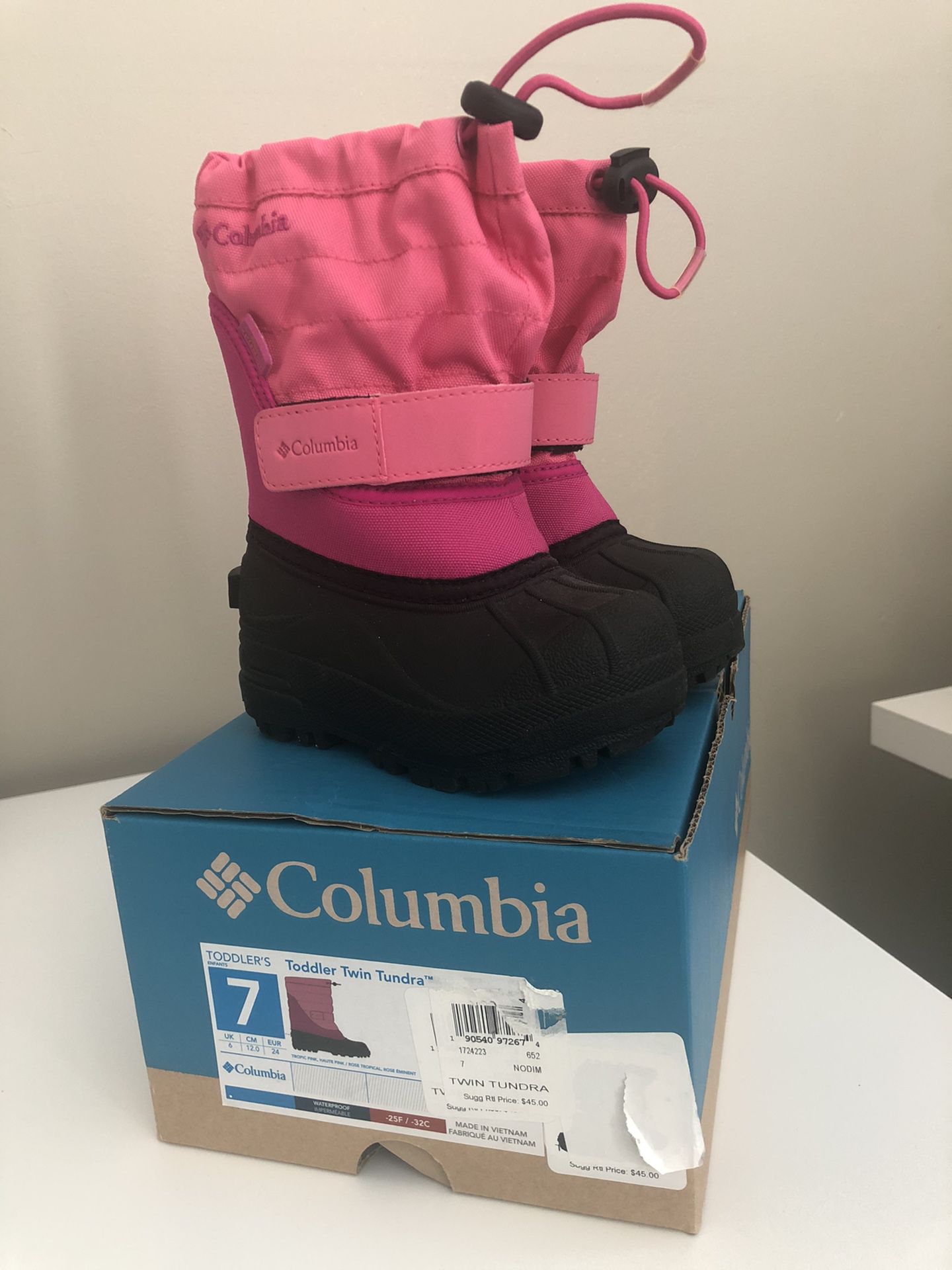 COLUMBIA TODDLER TWIN TUNDRA SNOW BOOTS