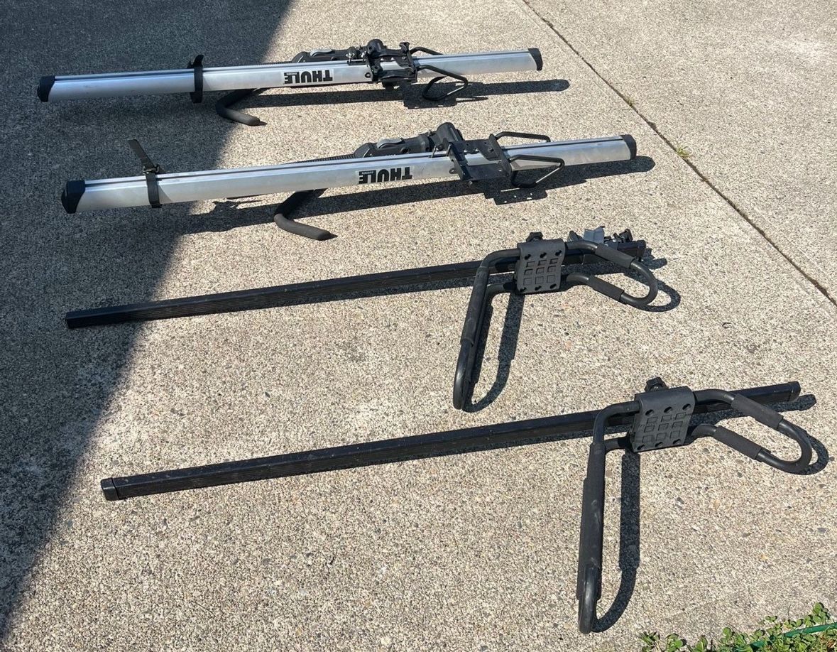 Thule bike and kayak rack