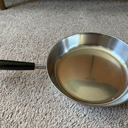 Revereware Stainless Steel Copper Bottom 10in Frying Sauce Pan Revere-ware