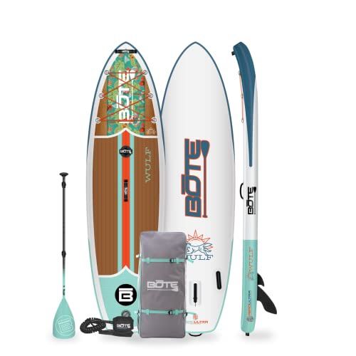 New in box BOTE 10′ FT 4″ Wulf Aero Inflatable Stand Up Paddle Board