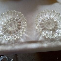 Glass Candle Holders
