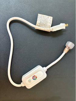 AREFUL Stripe Lights Power Supply & Controller Plug For RGB Rope/ Strand