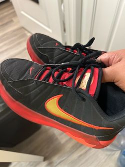 Nike Basketball Sneakers Black Red Gold