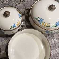 Vintage 3-set of pot