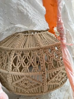 Macrame Pendant Light Shade