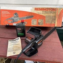 Remington Rim & Trim 14” Chainsaw - Lubricant, Box & Instructions