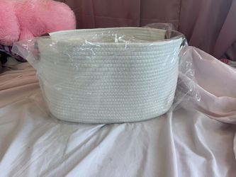 Medium oval rope bin/ basket