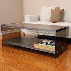 Modern, Gray Coffee Table 
