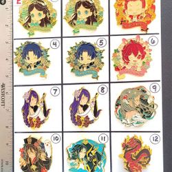 Anime Enamel Pins ...  LARGE !  VOLUME DISCOUNT AVAILABLE 
