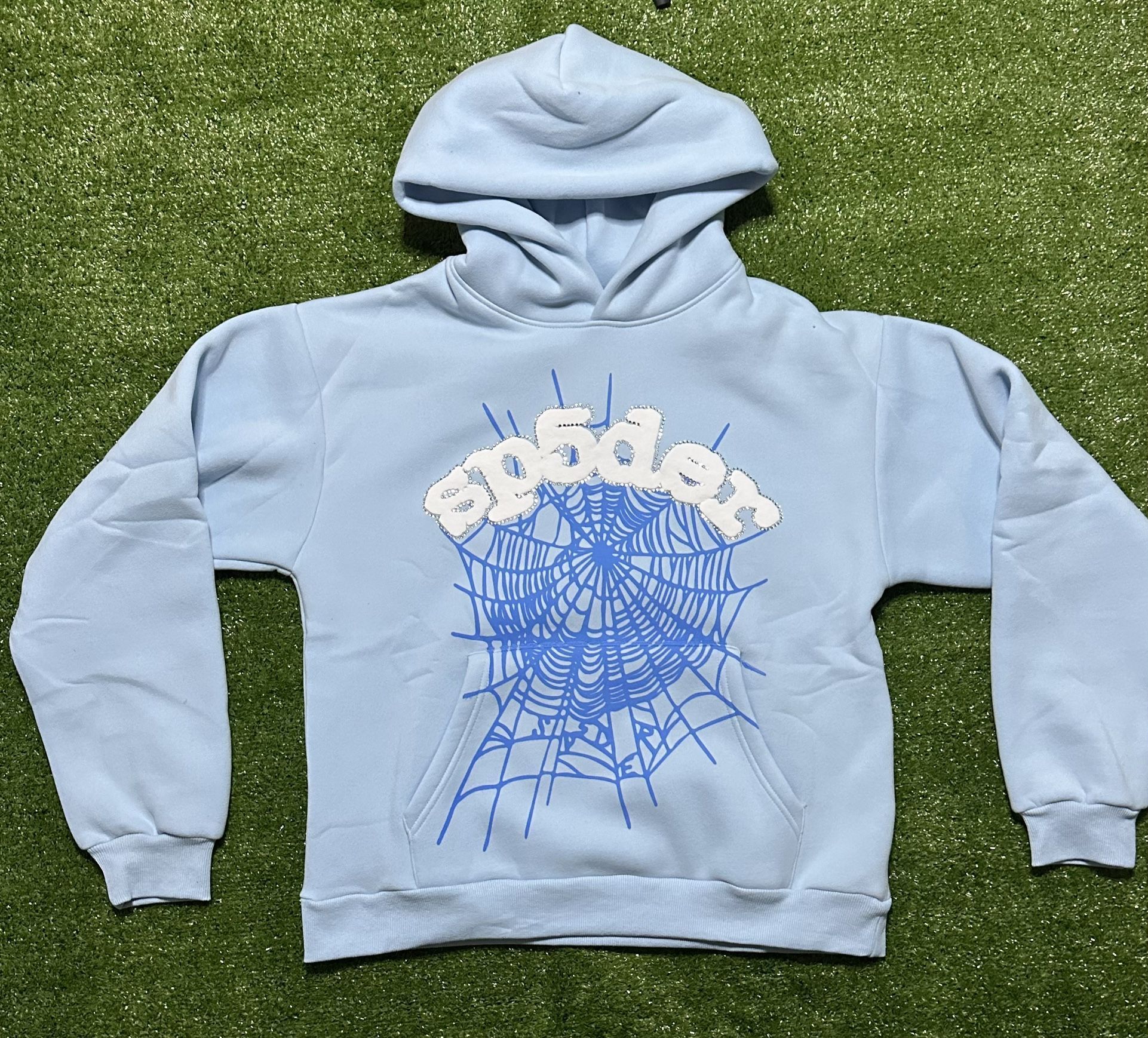 Spider Hoodie Sky Blue