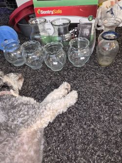 5 vases and 4 bowls