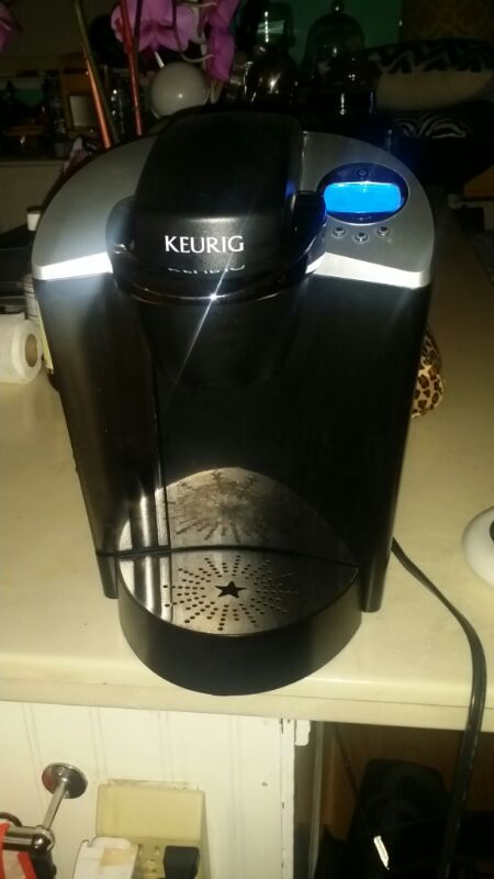 Keurig coffee machine. .special edition!!..makes coffee, tea, and hot chocolate. ...original price $244...great deal at $125...works great!