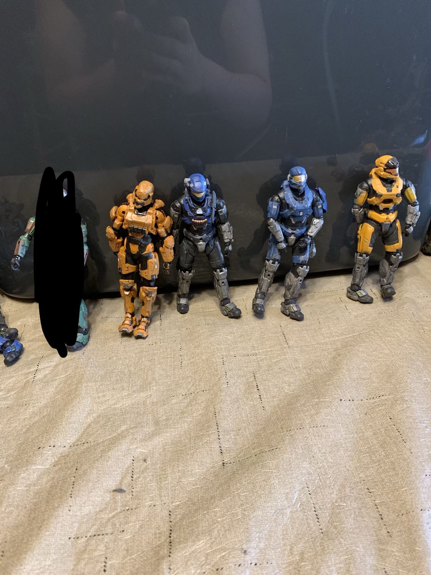 My whole McFarlane halo figure collection halo 3,reach