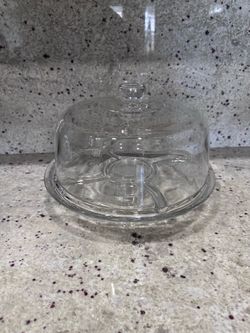 Super thick / heavy glass cake and reverse serving