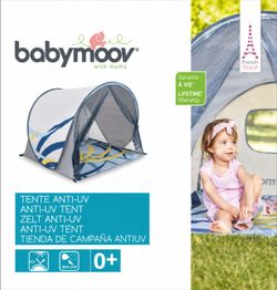 Babymoov Anti-UV Beach Tent UPF 50+ Pop Up Baby Sun Shelter NEW w/ Carry Bag