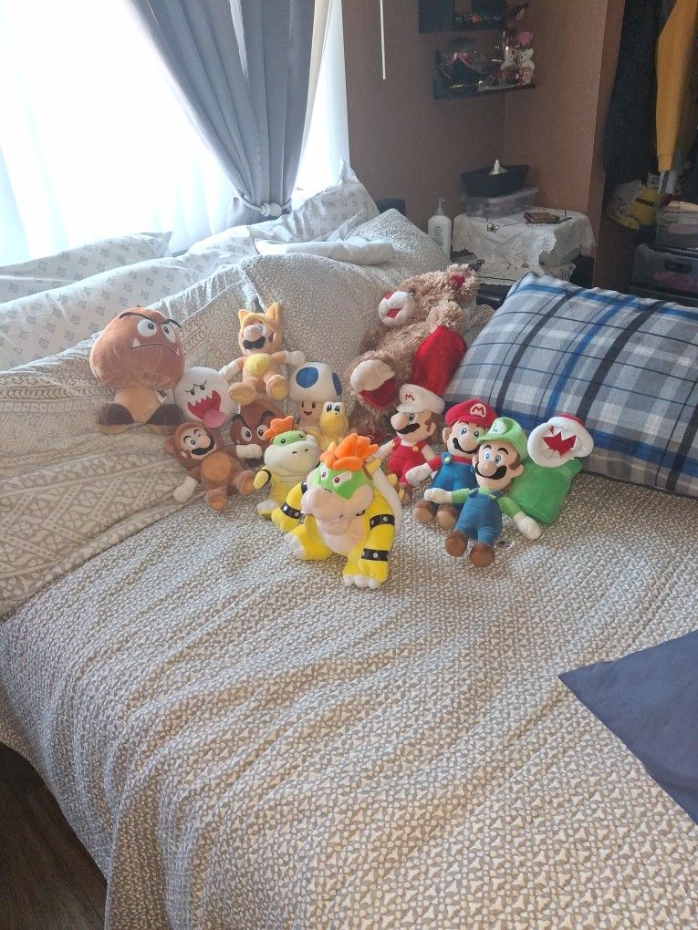 Mario Plushies