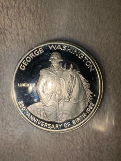 1982 George Washington 250th Anniversary Half Dollar 90% silver