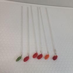Glass Swizzle Sticks 