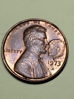 1973-D Lincoln Cent Mint Error Double Die