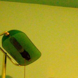 Green Glass Desk Light 