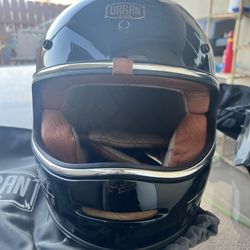 Urban Motorcycle Helmet Big Bore Classic Racer Size Medium