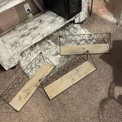 3 Wall Shelves Large 