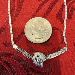 14k White Diamonds