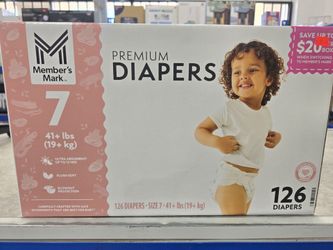 Member's Mark Premium Diapers
Size 7
126 Diapers