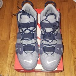 Nike Air  Uptempo '96 Cool Grey White Midnight Navy 921948-003 Georgetown