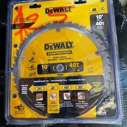 DEWALT 10-in 40-Tooth Rough Finish Carbide Miter/Table Saw Blade
