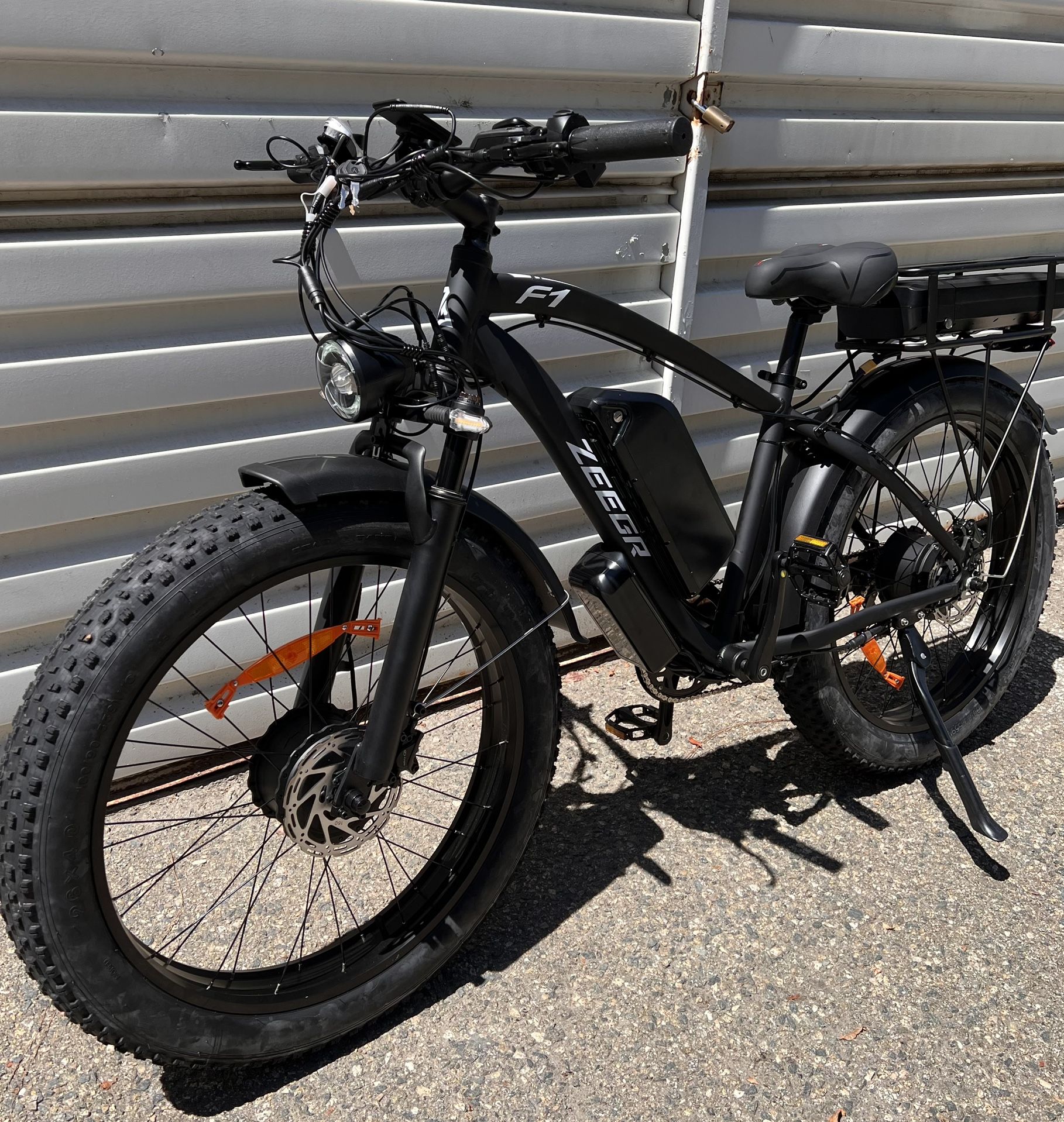 2000/3000 Watt Dual Motor+Dual battery+Long Range/Rear Rack Electric Mountain Bike