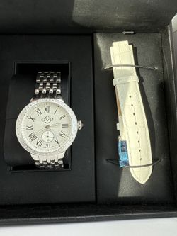 Gv2 Astor 50 Bezel Diamond Watch Never Worn 