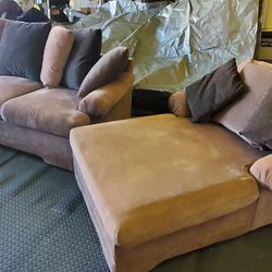 Sofa/Couch and Chaise Lounge 