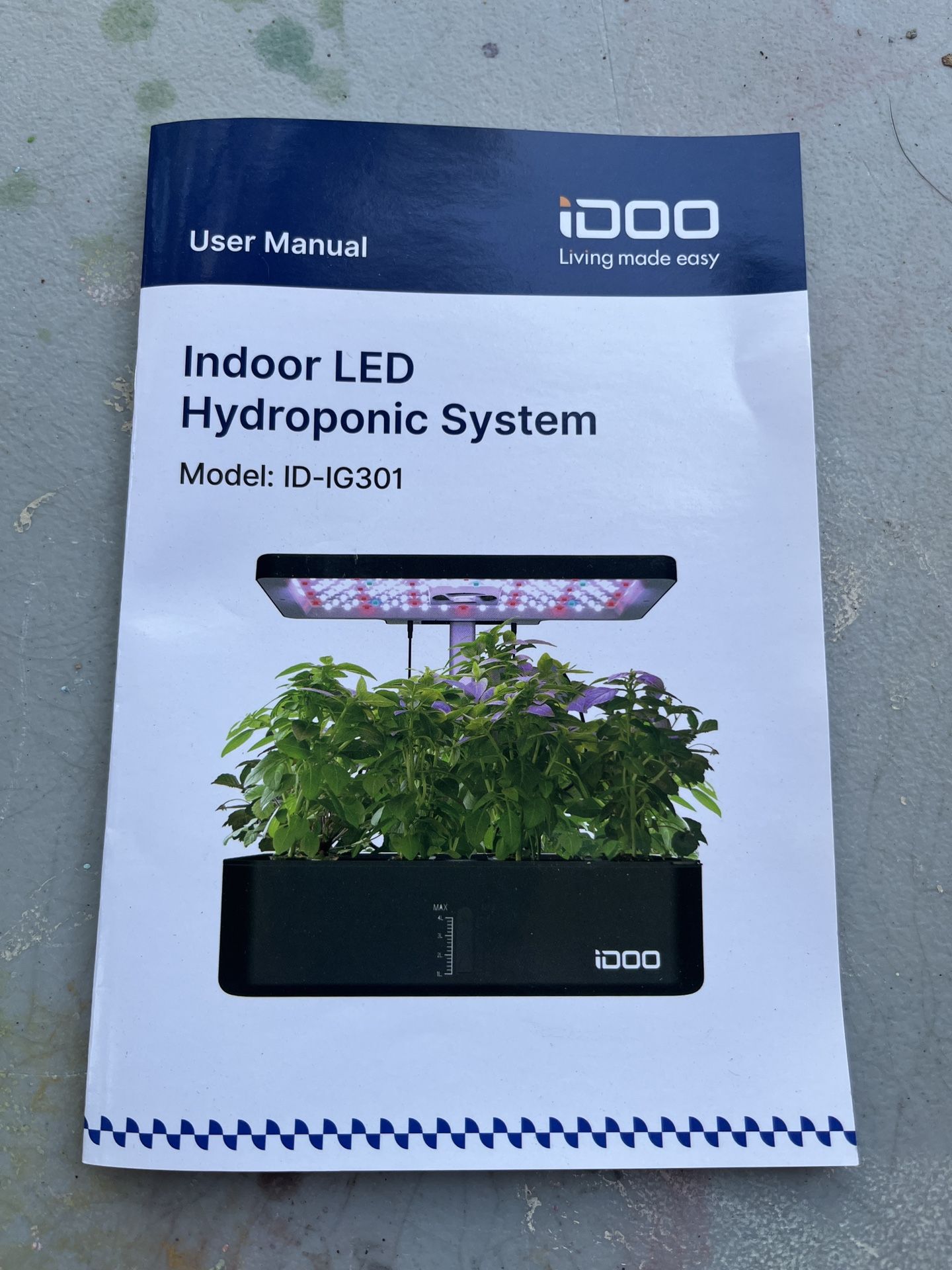 New iDOO Indoor LED Home Garden Hydroponic System