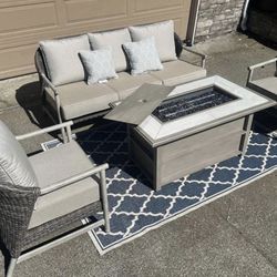 Brand New Costco Furniture With Fire Pit 