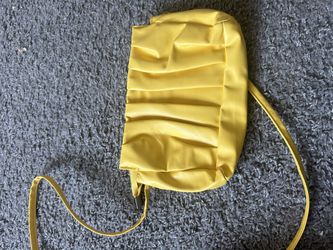 Yellow Leather Purse