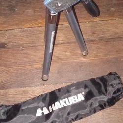 New Hakuba Highend Camera Tripod W/storage Bag