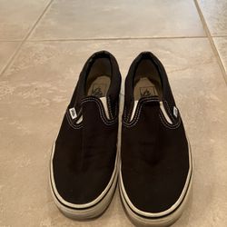 Black Slip On Vans