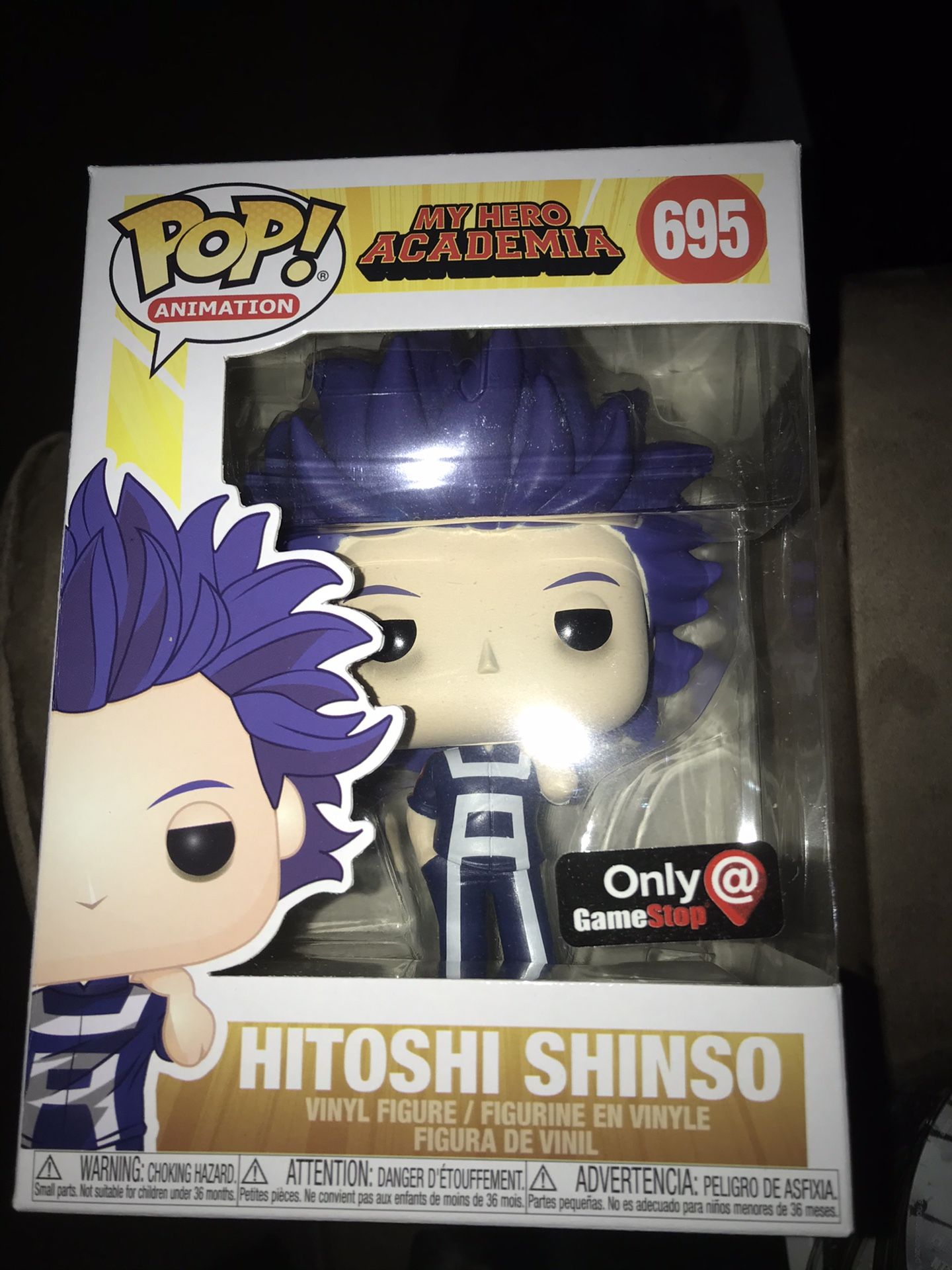 Funko pop exclusive anime my hero academia Hitoshi shinso