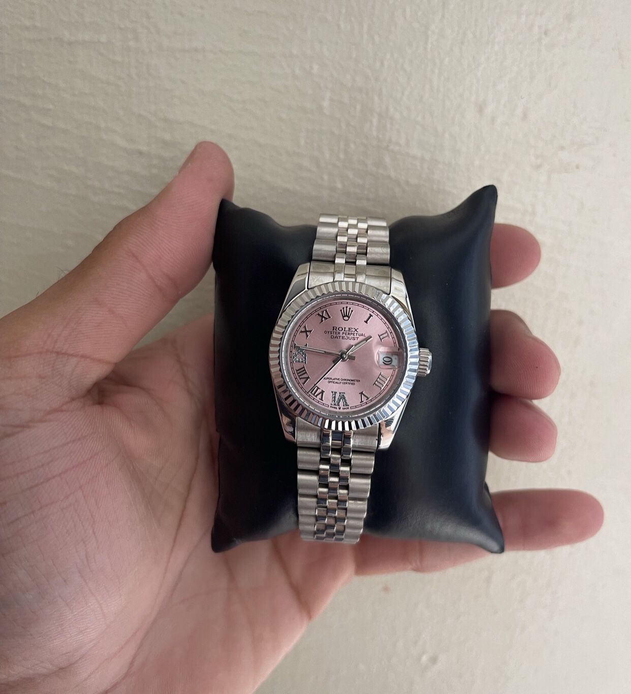 Pink Face Ladies Watch 