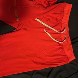 Red Scrub Set