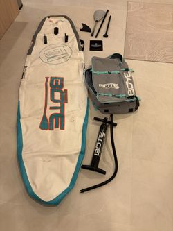 BOTE Inflatable Paddle Board + Electric Pump – Excellent Condition