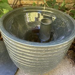 Ceramic umbrella base 