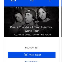Pierce the veil tickets
