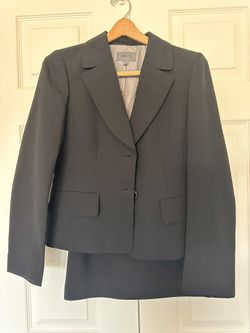 Black Pleated Skirt Suit Set