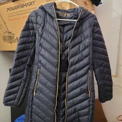 MICHAEL KORS DOWN HOODED JACKET SIZE SMALL WOMAN 