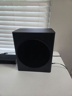 Samsung subwoofer PS-WR65BB (working) and soundbar HW-Q6OT (not working) plus remote