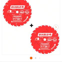 Skill saw blades 2 pair 7 1/4